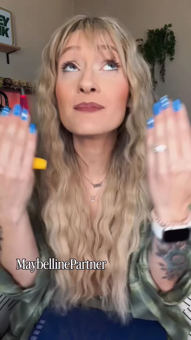 Instagram post by @itswheezyblonde for Maybelline. Caption reads: Growth is important. I’m so glad my @maybelline....