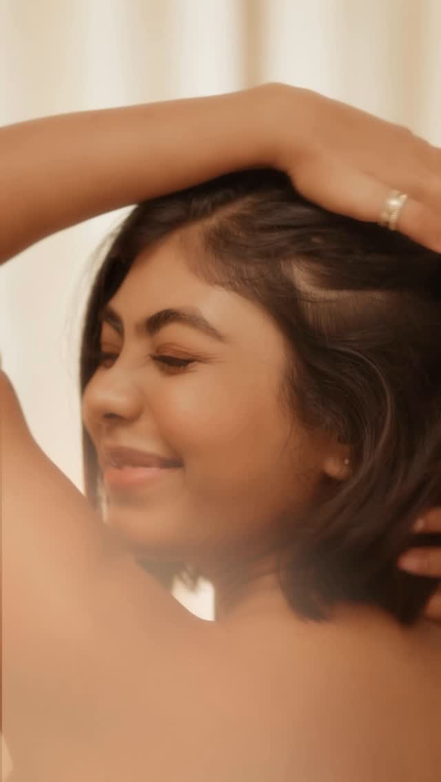 Instagram post by @shrewiish for Indulekha. Caption reads: Obsessed with the New @indulekha_care Hair Growth....