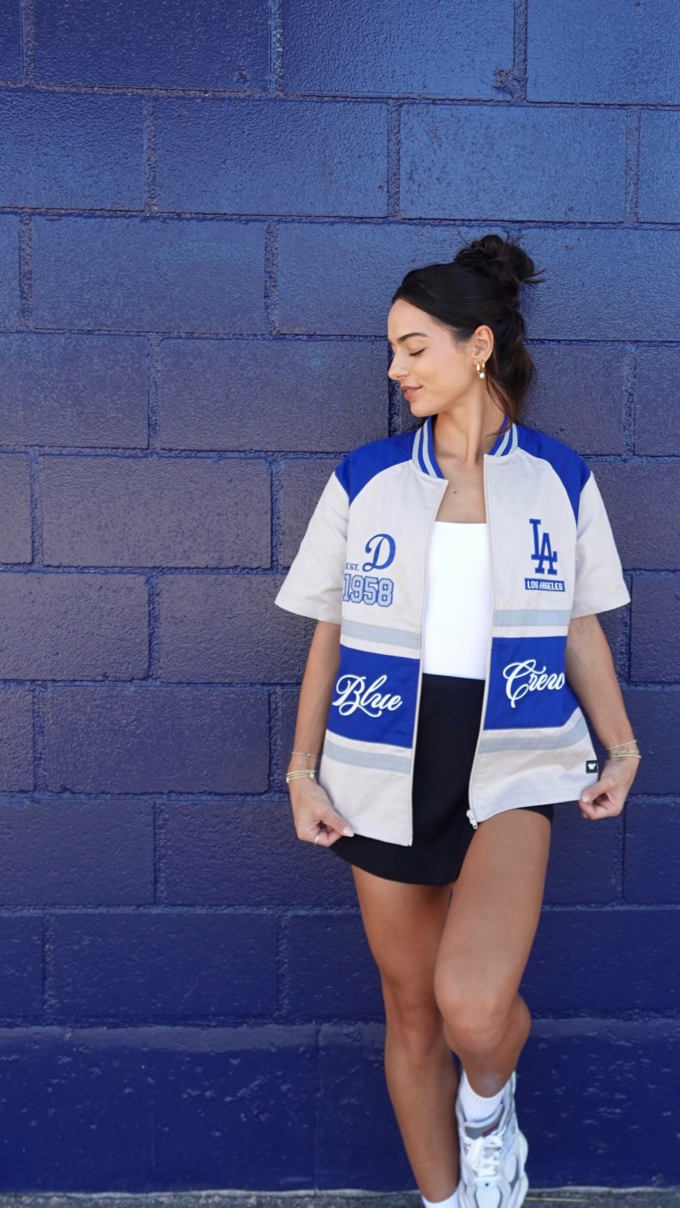 Instagram post by @emilyyharrigan for Capital One. Caption reads: An unforgettable night at the World Series™....