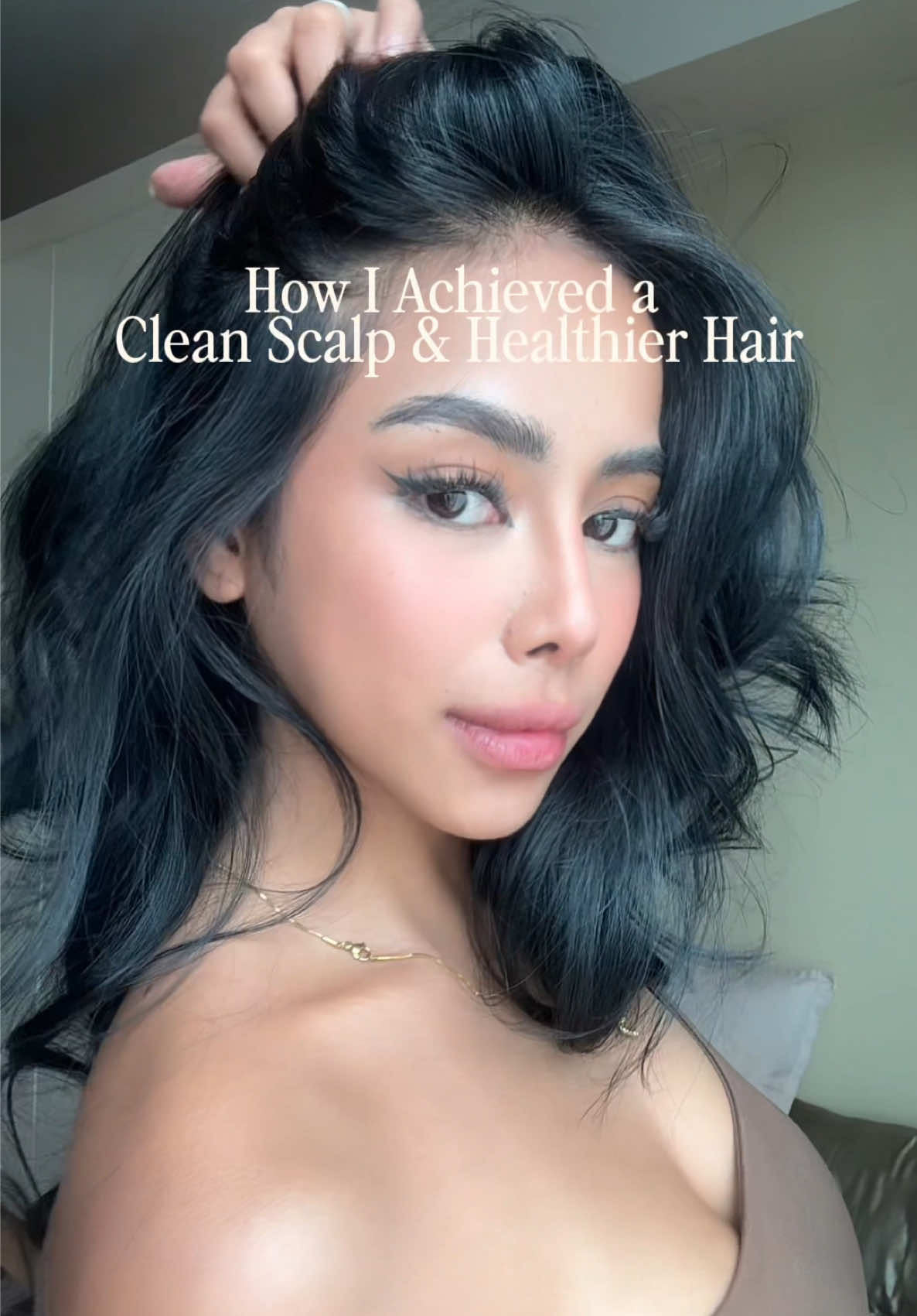 TikTok post by @cruzherbie for Head & Shoulders Philippines. Caption reads: [...] Available now at watsons. 💙 @Head &....