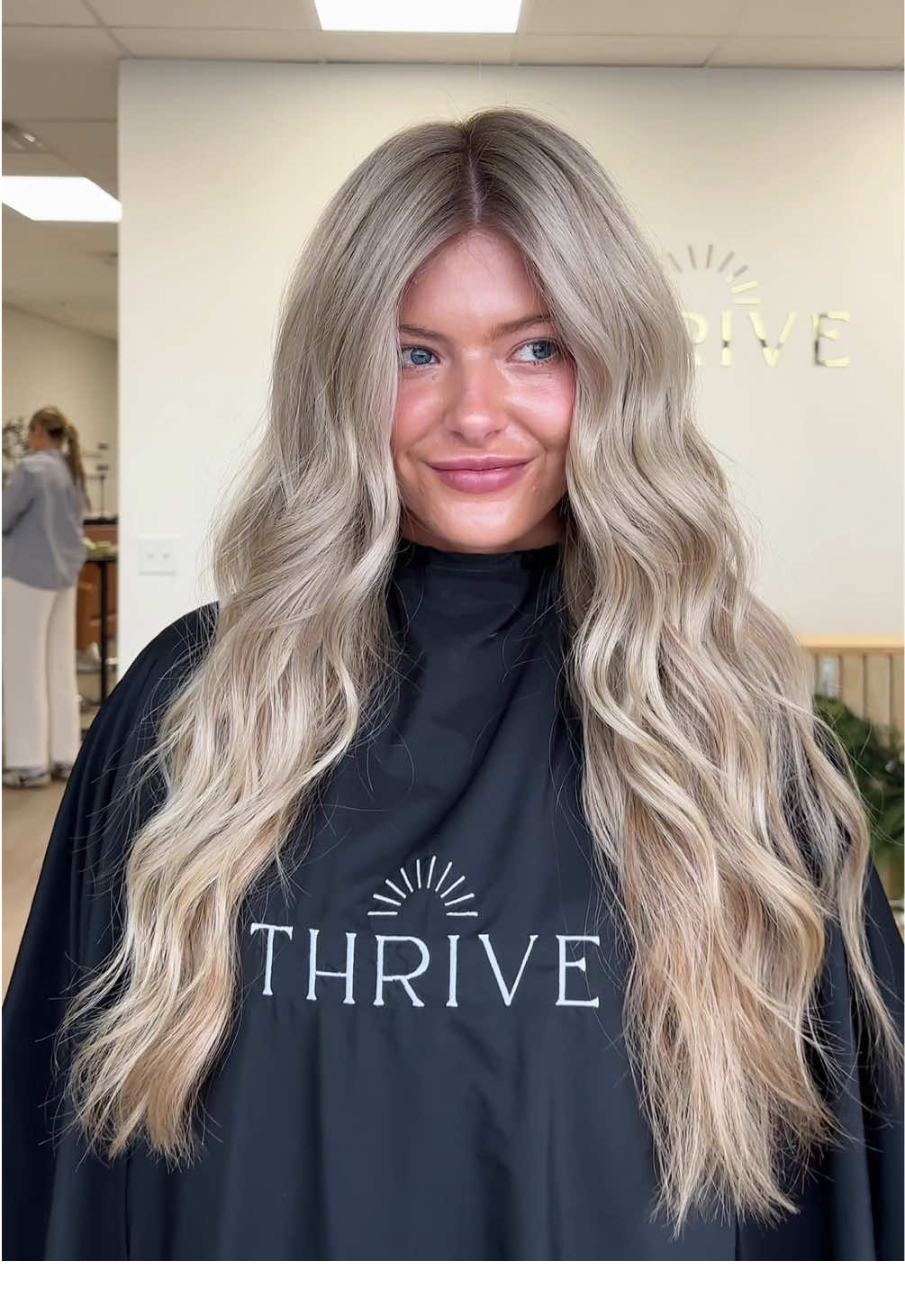 TikTok post by @hairbykenziek for Framar. Caption reads: [...] by @SalonCentric and get the @Redken x....