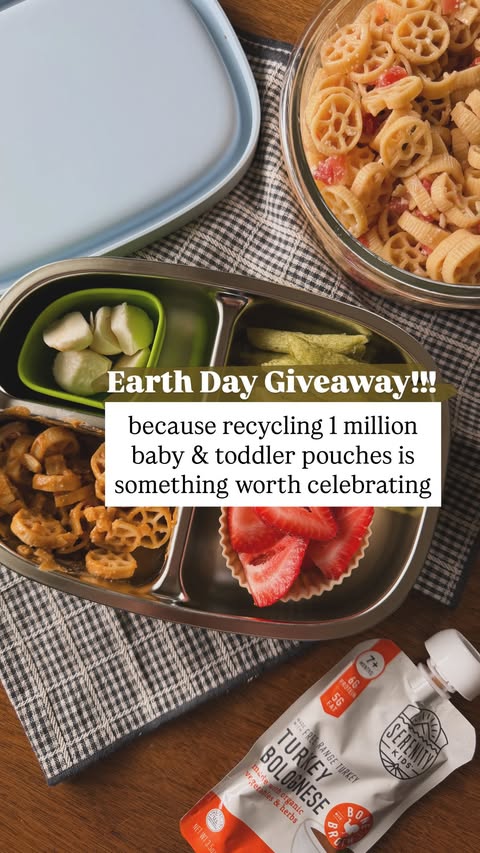 Instagram post by @toddlerdietitiantiff for Serenity Kids. Caption reads: [...] Earth Day, I’m partnering with....