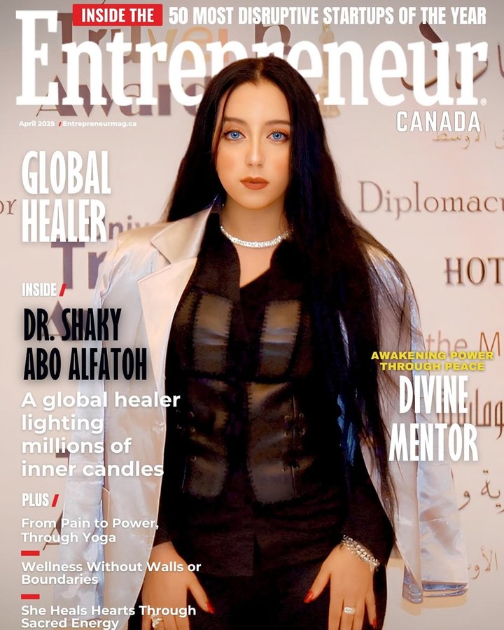 Instagram post by @shakyaboalfatoh for Entrepreneur. Caption reads: #repost She turned silence into healing. Movement....