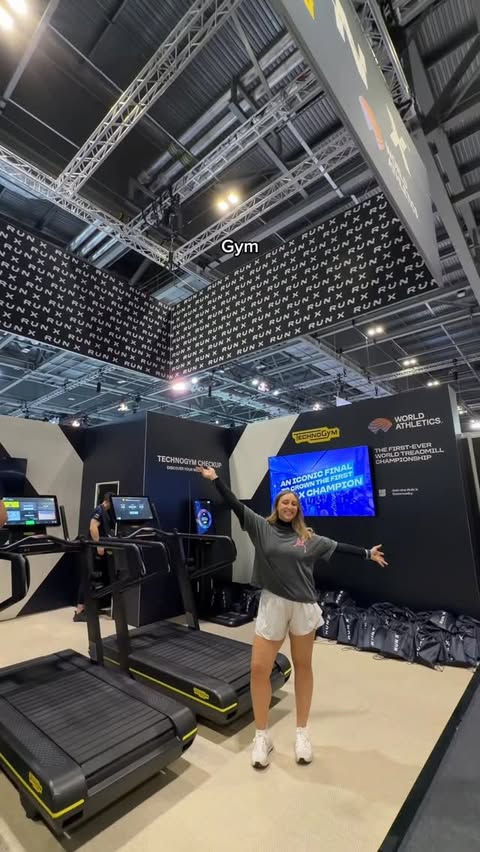 Instagram post by @maggi.eklein for Technogym. Caption reads: [...] It was so nice to visit @technogym at the....