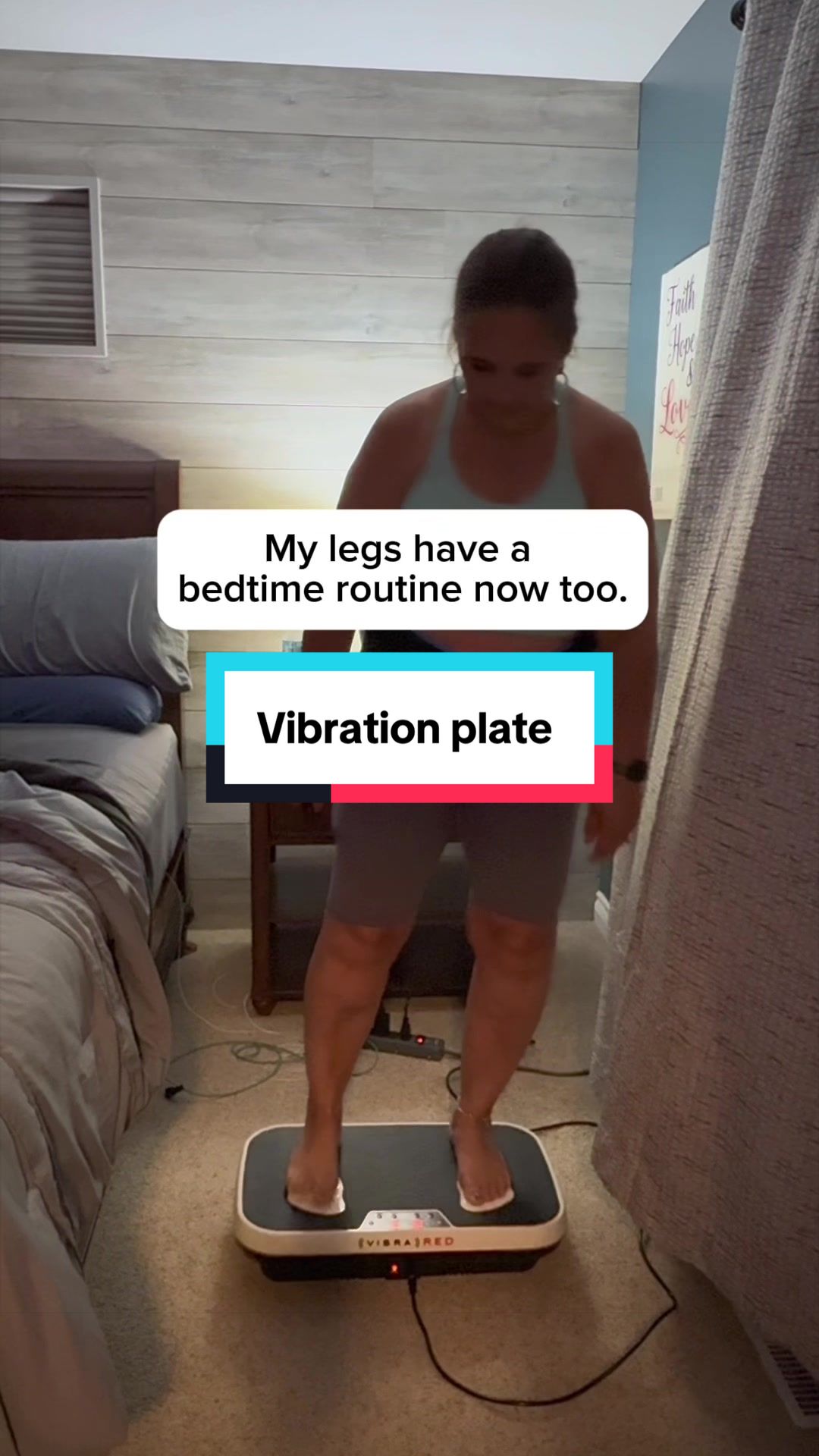 TikTok post by @lorikuhn.1988 for Lifepro Fitness. Caption reads: By the end of the day, my lipedema legs can feel....