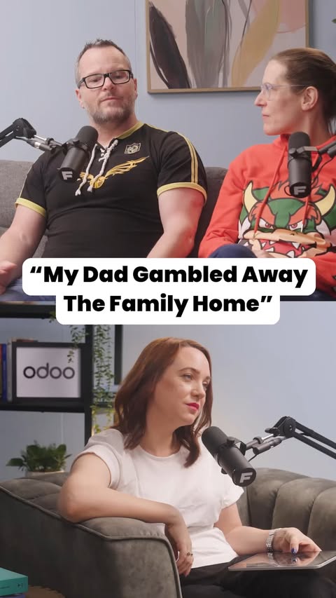 Instagram post by @francescooknz for Odoo. Caption reads: [...] This episode is supported by @odoo.official....