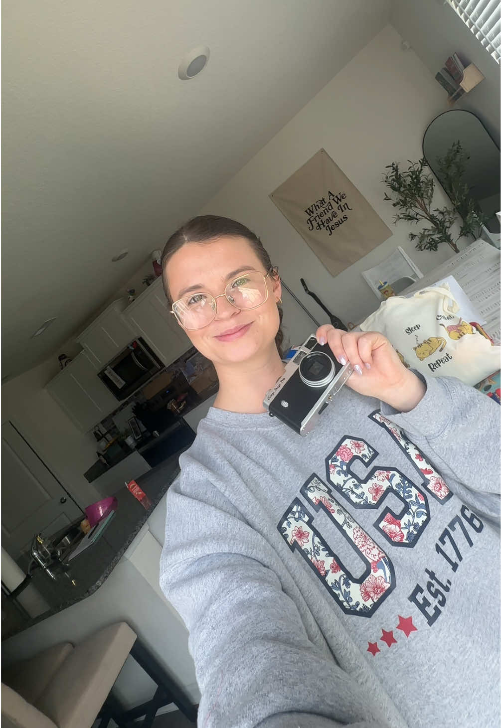 TikTok post by @shop.with.jennn for CampSnap. Caption reads: [...] @Camp Snap Camera !! #digitalcameras....