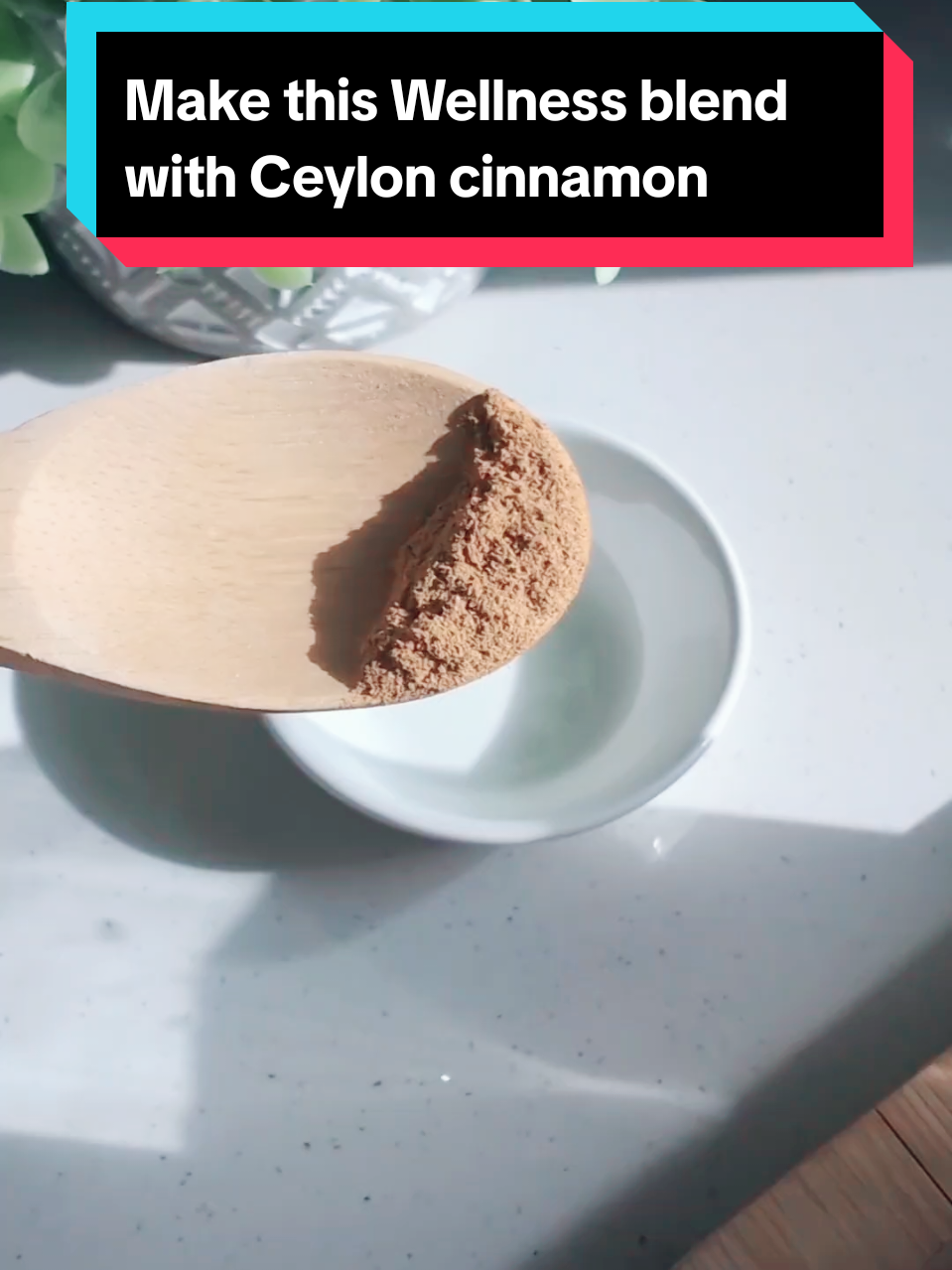 TikTok post by @agelessbeauty44 for Micro Ingredients. Caption reads: Micro ingredients Ceylon cinnamon powder [...].