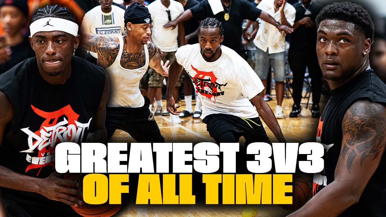 YouTube post by @OFFTHEDRIBBLETV for PrizePicks. Caption reads: Babyface Ray Bet $5,000 On The GREATEST 3v3....