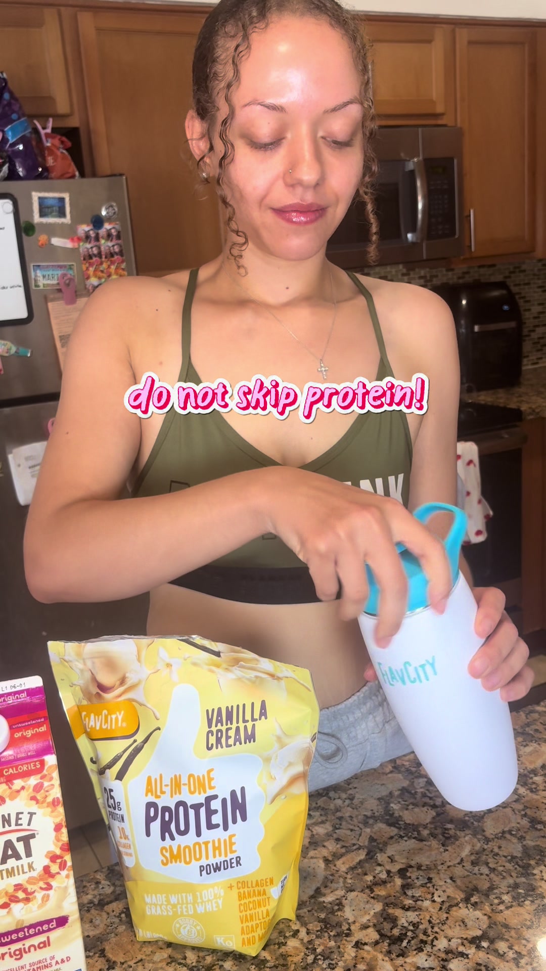 TikTok post by @marissajaii for ShopFlavCity. Caption reads: [...] and 10g of collagen! A must have 💕....