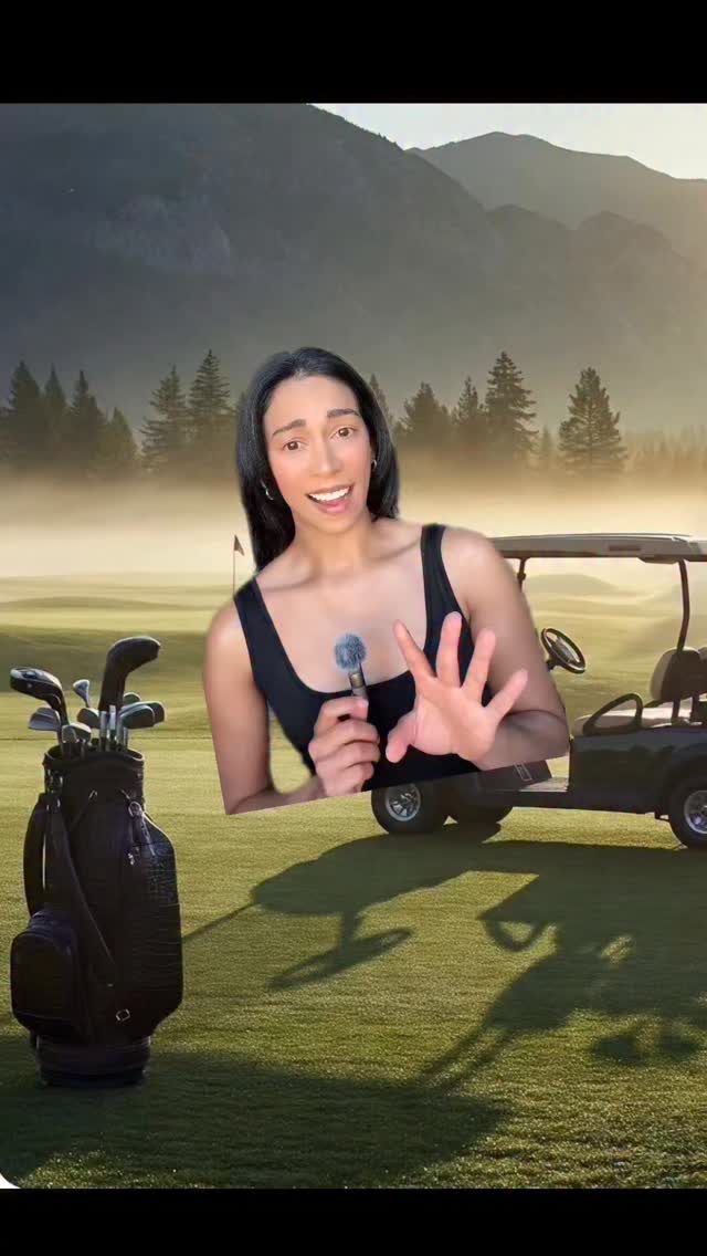 Instagram post by @sunnybali___ for Pinned Golf. Caption reads: Moral of the story: get them @pinnedgolf....