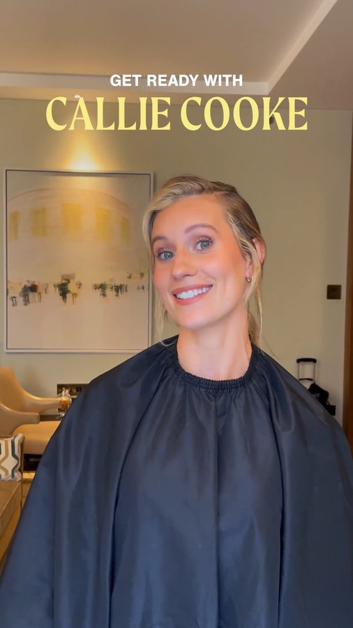 Instagram post by @callie_cooke for Who What Wear. Caption reads: Last night, @callie_cooke took us behind the....