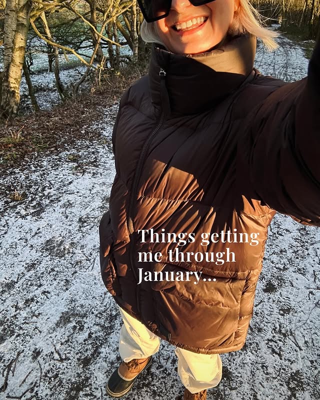 Instagram post by @thefashionbod for Rheal Superfoods. Caption reads: All about a wholesome January ✨ Contains pr....