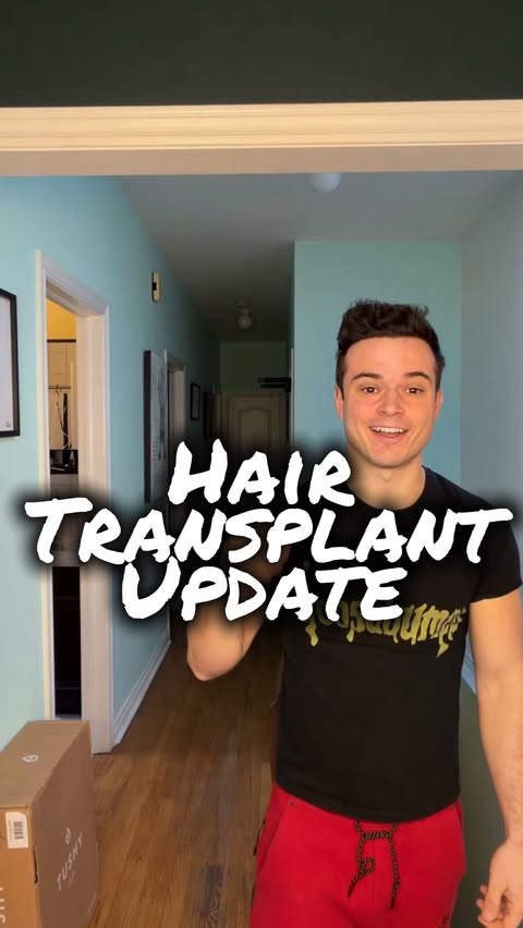 Instagram post by @andrewbarrcomedy for Estenove. Caption reads: [...] transplant update! Thanks again to....