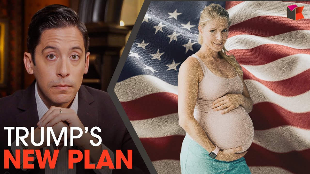 YouTube post by @MichaelKnowles for Neuro. Caption reads: Make America Pregnant Again.