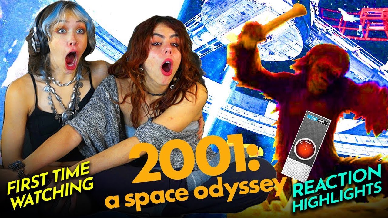 YouTube post by @popcornroulettereactions for Valencia Theater Seating. Caption reads: Nicki & Leia take the ultimate trip in 2001 A....