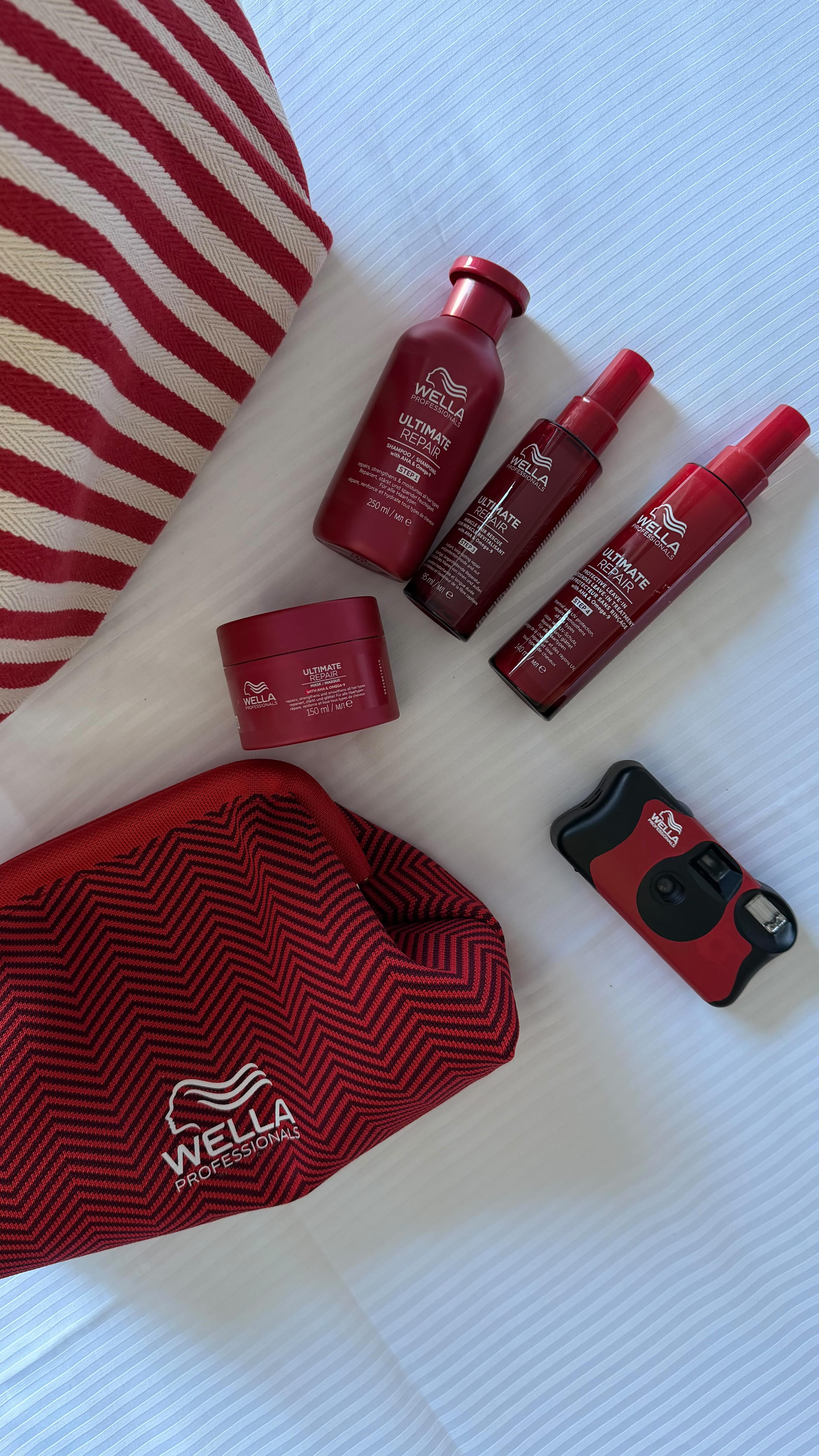 Instagram post by @vic_villezcas for Wella. Caption reads: Aquí les va mi secreto del brillo en mi cabello....