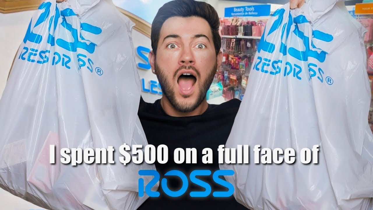 YouTube post by @MannyMua733 for ColourPop. Caption reads: I spent $500 on a full face of Ross makeup (not....