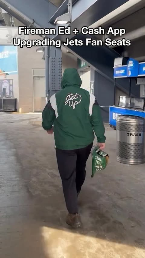 Instagram post by @firemaned42 for Cash App. Caption reads: [...] day with ticket upgrades, courtesy of....
