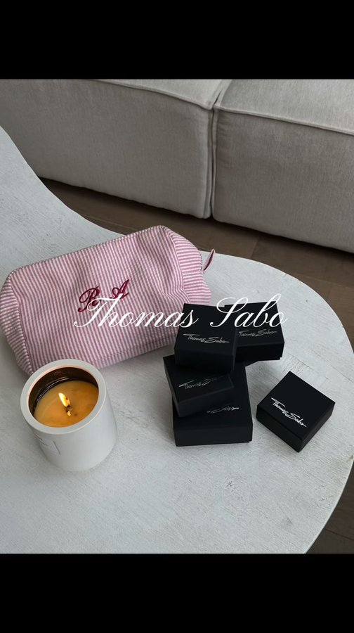 Instagram post by @rubyadler for THOMAS SABO. Caption reads: Spend the Morning with me & @thomassabo getting....