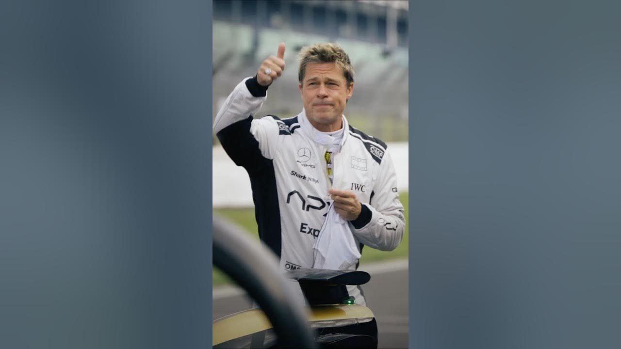 YouTube post by @AppleTV for GIPHY. Caption reads: Experience the passion. #F1TheMovie — Now In....