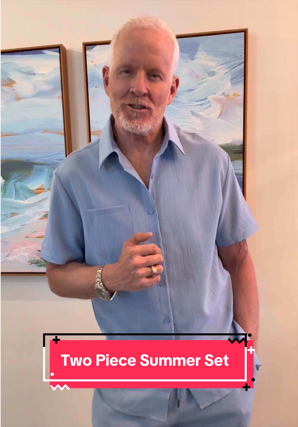 TikTok post by @dancingmichael for JMIERR. Caption reads: [...] yourself, the cool two piece set from....