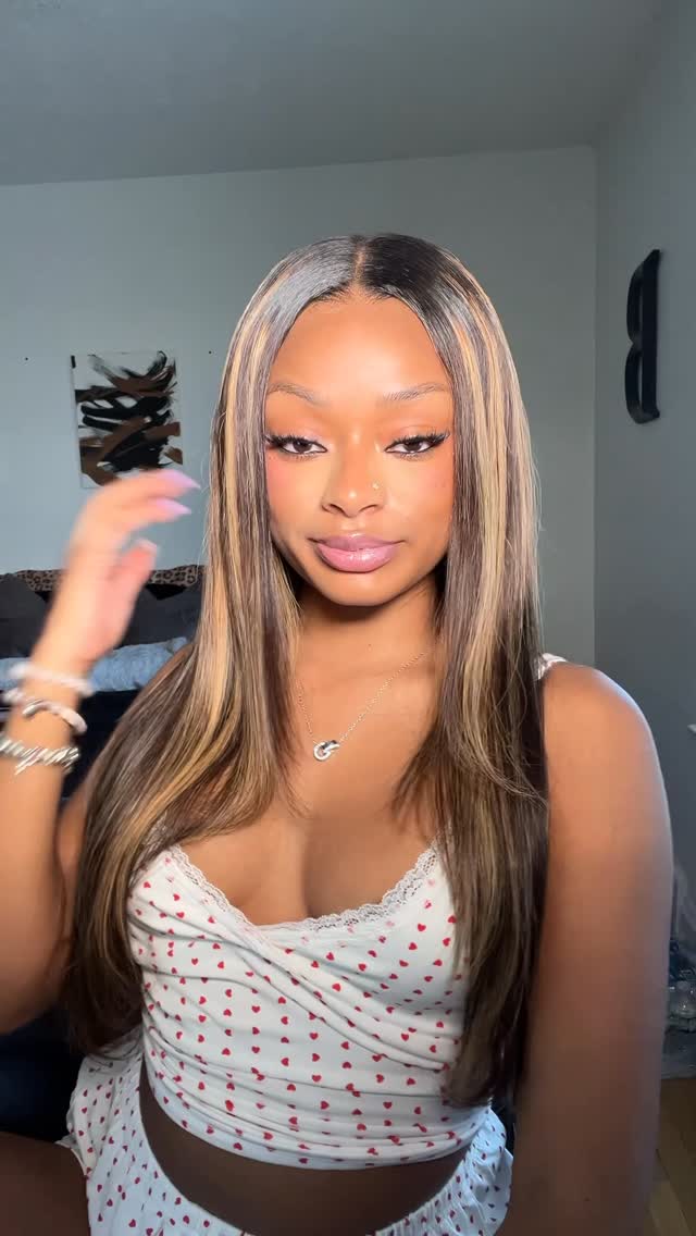 Instagram post by @easybreezay for Wavymy Hair. Caption reads: Glueless install using @wavymy_hair 😍 #ad....