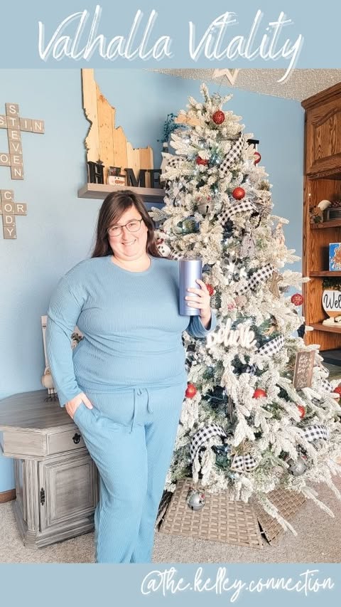 Instagram post by @the.kelley.connection for Valhalla Vitality. Caption reads: #ad | Don't wait till the new year to start....