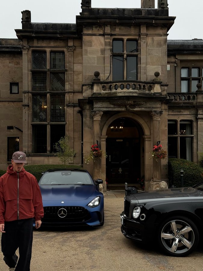 Instagram post by @laymedownliam for Issey Miyake Parfums. Caption reads: Been putting in the miles recently 🏁🖤

#gt63s....