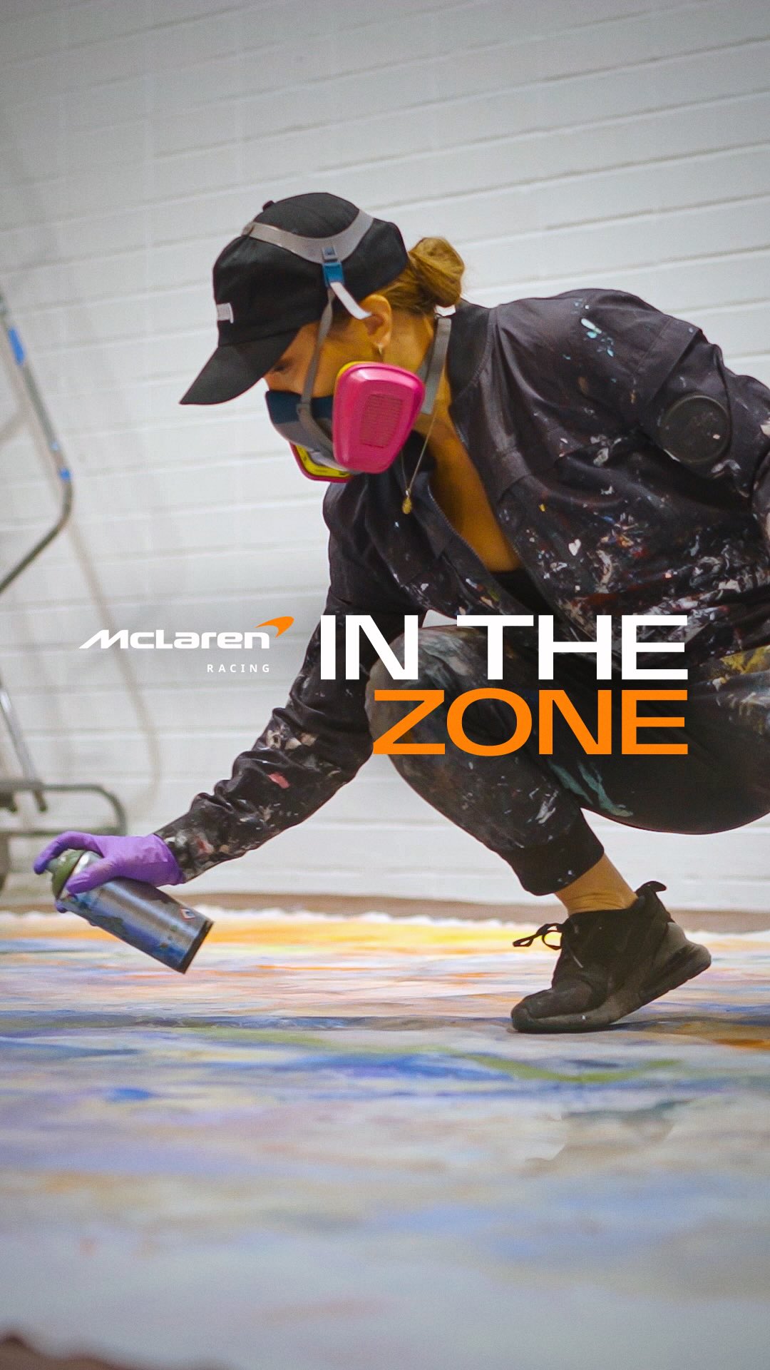 Instagram post by @hueman_ for McLaren. Caption reads: [...] 👏 Watch this space for the results 👀....