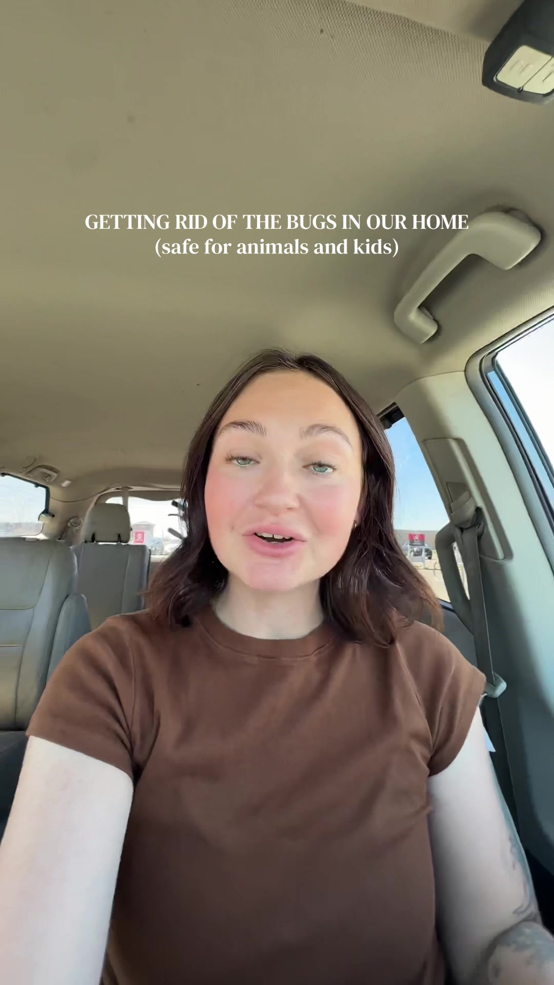 TikTok post by @skyehitchcock for BugMD. Caption reads: [...] around our family is so important to me.....