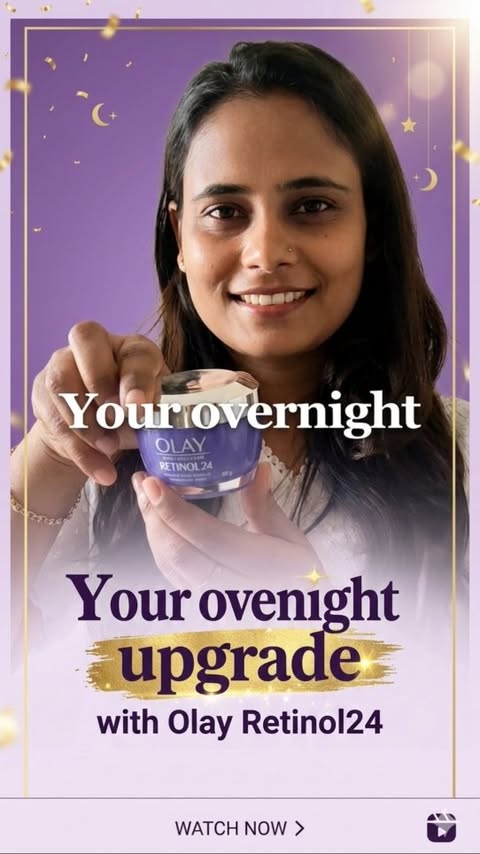 Instagram post by @akanksha.anku for OLAY. Caption reads: [...] products tagged in this reel. @flipkart....