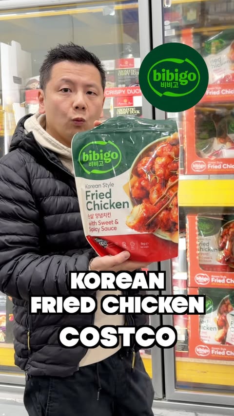 Instagram post by @theolivetreefamily for Bibigo. Caption reads: The @bibigo.uk range is at Costco! bibigo is the....