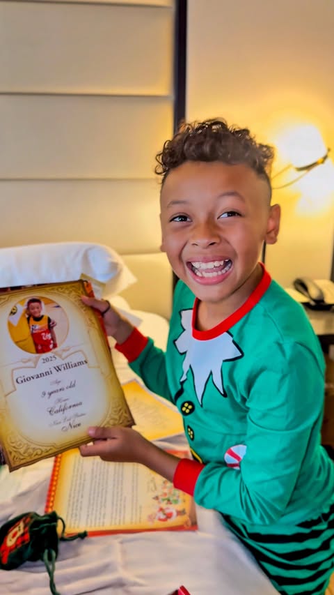 Instagram post by @mrs_williamzz for Package From Santa. Caption reads: [...] LIST ALERT 🙌🏼 Our Williams Fam....