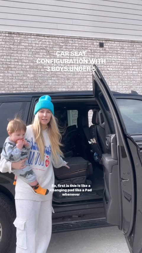 Instagram post by @chanwiththeboys for Evenflo. Caption reads: hi!!! so many questions on our current car seat....