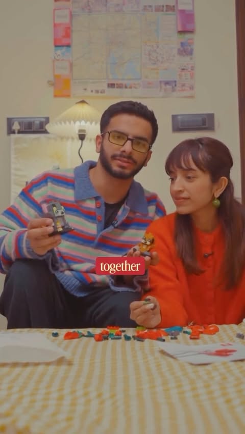 Instagram post by @diksharawat22 for LEGO. Caption reads: [...] a thoughtful Valentine’s Day gift, this....