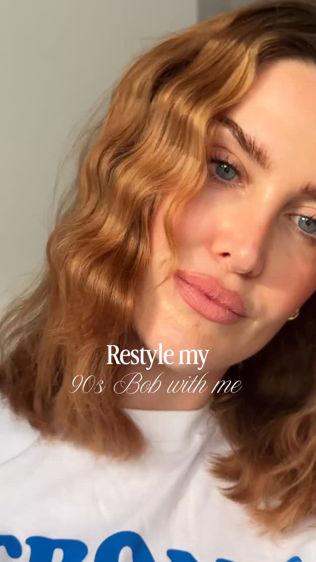 Instagram post by @theglamshamrock for Mermade Hair. Caption reads: My 90s bob has grown out pretty rapidly so time....