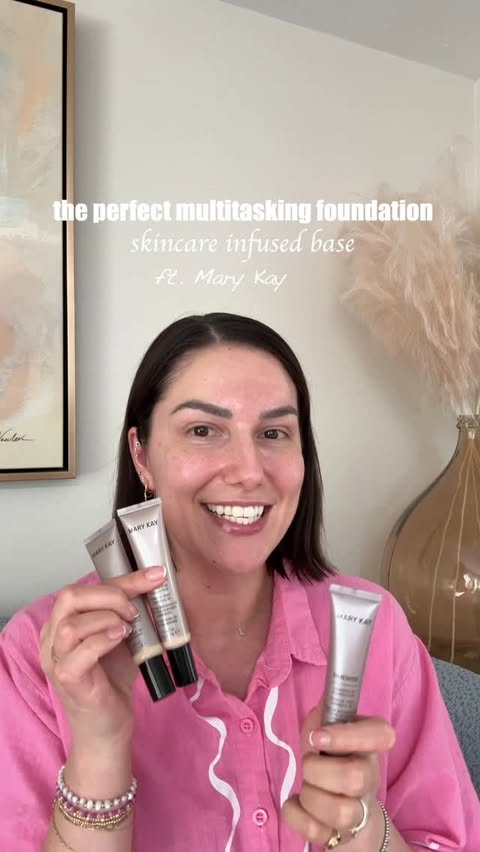 Instagram post by @adaatude for Mary Kay. Caption reads: my skin looks incredible with @marykayus newest....