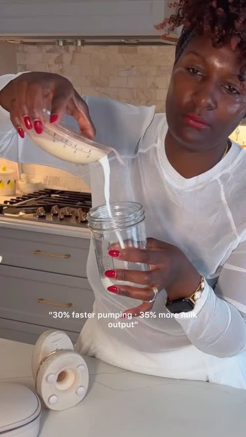 Instagram post by @prettymyadeco for eufy Baby. Caption reads: Ad#ad POV: You said you were done breastfeeding at....