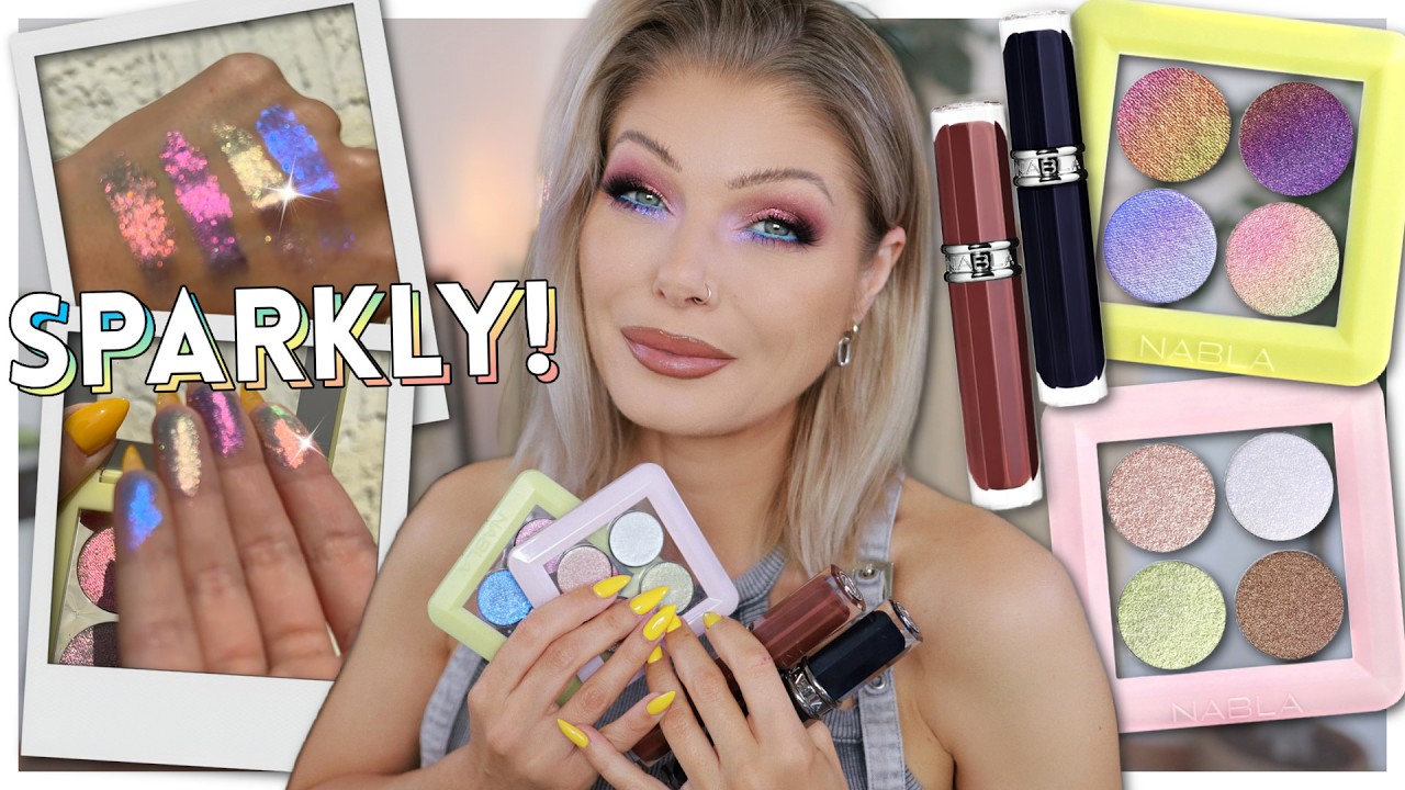 YouTube post by @AngelicaNyqvist for NABLA Cosmetics. Caption reads: Find the Nabla Cosmetics Spring Summer 2026....