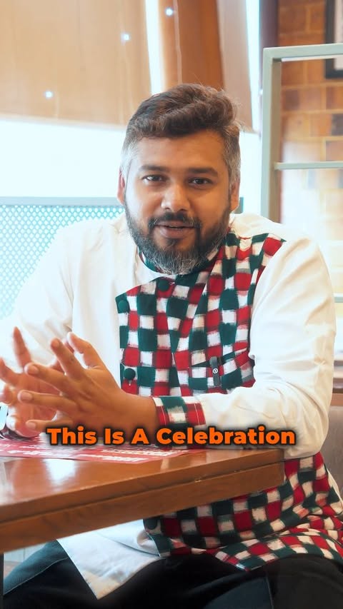 Instagram post by @abimilano for Barbeque Nation. Caption reads: Your lesson in Odia starts with our chef… and ends....