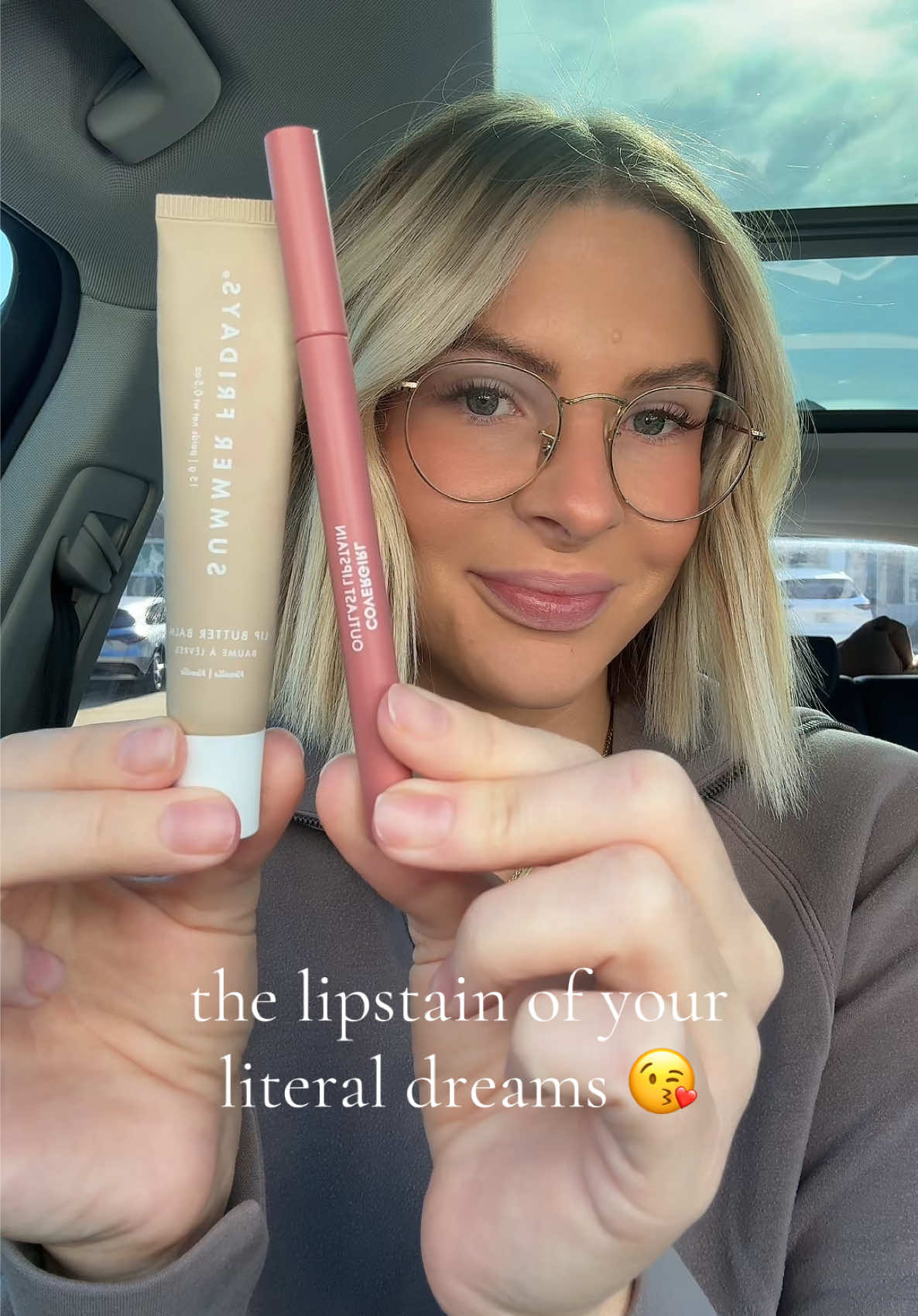 TikTok post by @alyssamhoward for COVERGIRL. Caption reads: [...] combo until everyone has it! @COVERGIRL....