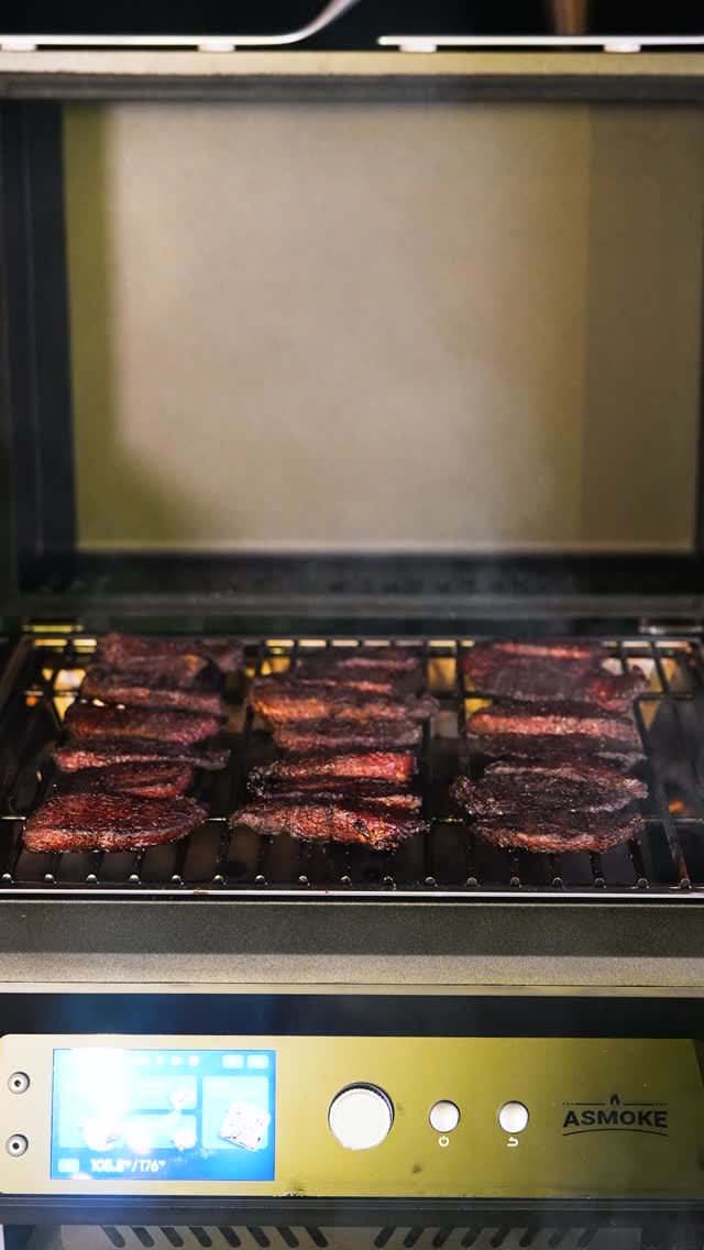 Instagram post by @dalesseasoning for Asmoke Grill. Caption reads: Incredible Wagyu Beef Jerky Ingredients: • Wagyu....