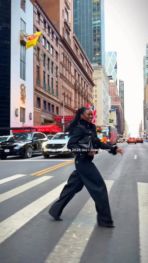 Instagram post by @vanessa_gyimah for Dolce&Gabbana. Caption reads: NYC with @dolcegabbana_beauty, Dressed in....