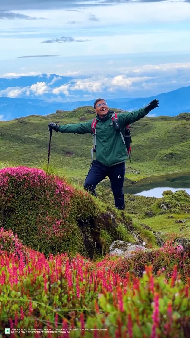 Instagram post by @mr.milaan for Mountain Dew. Caption reads: The view is just as breathtaking.
The path? Less....