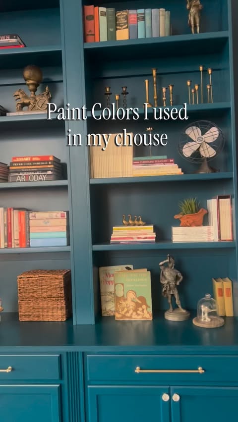 Instagram post by @houseofvitrail for BEHR Paint. Caption reads: [...] that are nearly complete…. I’ve used Behr....