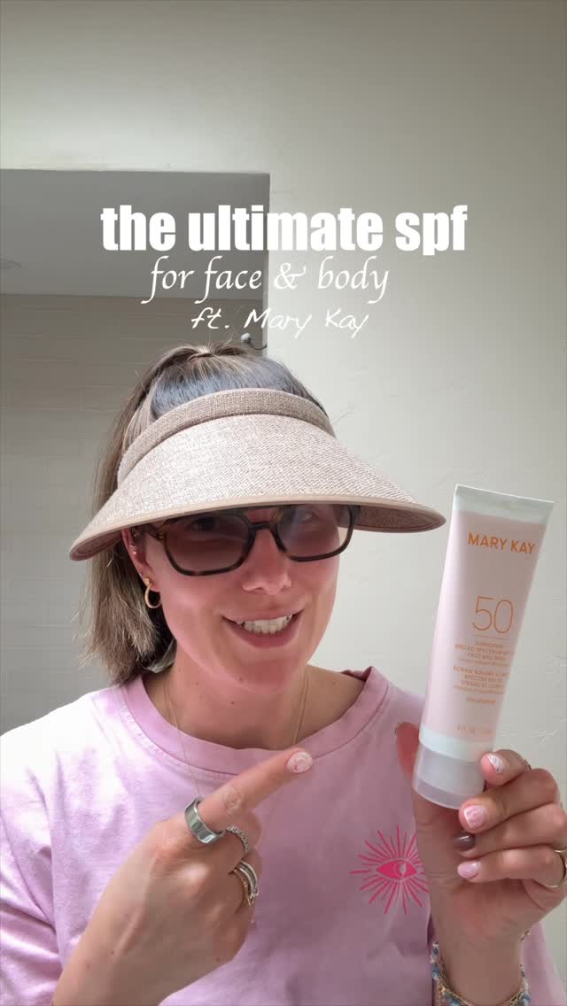 Instagram post by @adaatude for Mary Kay. Caption reads: the ultimate #spf this summer courtesy of....