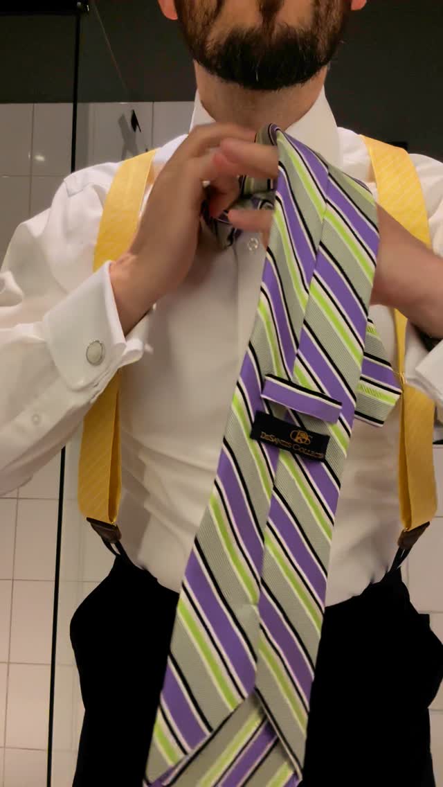 Instagram post by @renato_amburgo for OTAA. Caption reads: [...] tieknot
-
Suspenders @kkandjay 
Shirt @otaa....