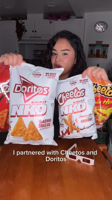 Instagram post by @cboothangcooks for Cheetos. Caption reads: #ad  I’ve partnered with @doritos and @cheetos to....