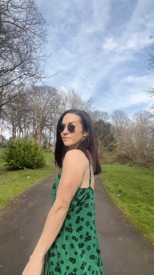 Instagram post by @sewn_on_the_tyne for Friday Pattern Company. Caption reads: [...] season ☀️🌼 (Well, almost!) The....